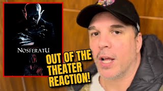 Nosferatu 2024 Out Of The Theater Reaction [upl. by Oiredised]