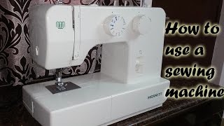 how to use singer merritt 1409 sewing machine  basics and demo for absolute beginners  Niya Kumar [upl. by Sseb]