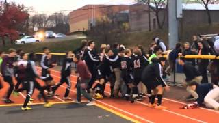 Boys soccer Chris Quiceno of Morristown scores gamewinning goal in North 1 Group 4 final [upl. by Suruat]