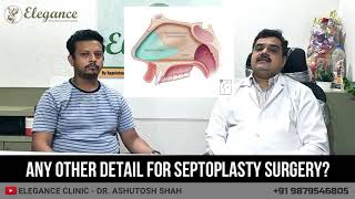 FAQ On Septoplasty Nose Filler Job Surgical Nose by Dr Ashutosh Shah Cosmetic Surgeon Surat [upl. by Anowahs276]