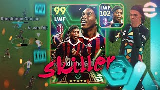 Epic RONALDINHO all broken amp hidden skills in eFootball [upl. by Poole]