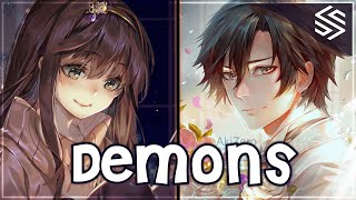 Nightcore  Demons Switching Vocals  Lyrics [upl. by Anailuig73]