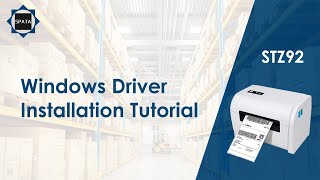 STZ92 Windows Driver Installation Tutorial [upl. by Horatia990]