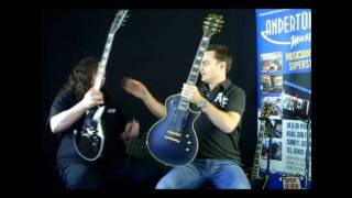 ESP Guitars Comparison amp Demo  Ltd EC401 EC1000 amp Eclipse I CTM Custom Shop Model [upl. by Knut]