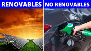 Recursos energéticos RENOVABLES Y NO RENOVABLES tipos diferencias e importancia⚡ [upl. by Kenlay325]