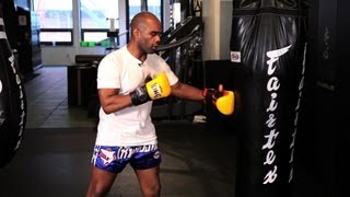 How to Do a Kickboxing Bag Workout  Muay Thai [upl. by Ylla]