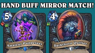 This Deck Plays HUGE Minions  Hand Buff Death Knight [upl. by Yrrap319]