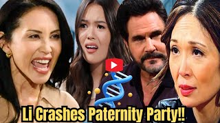 Li Crashes Paternity Party Poppy’s InstaDaddy Plan in Ruins Steffy amp Li Join Forces [upl. by Francklin596]