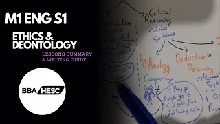 M1 ENG S1  Ethics amp Deontology Lessons Summary amp Writing Guide [upl. by Humberto558]