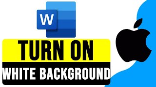 How to TURN ON WHITE BACKGROUND for MS WORD on MAC DARK MODE 2024  Disable Dark Mode in Word Mac [upl. by Oiligriv]