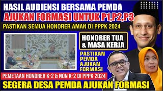 🔴FIX NASIB HONORER DI PPPK 2024  HASIL AUDIENSI BERSAMA PEMDA FORMASI amp MEKANISME PENGANGKATAN [upl. by Georg]