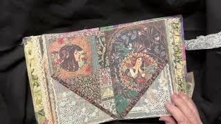 Art Nouveau Journal and some Paper Play [upl. by Hnahym]