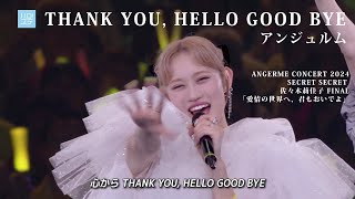 「THANK YOU HELLO GOOD BYE」／アンジュルム（2024619 横浜アリーナ） 佐々木莉佳子 FINAL「愛情の世界へ、君もおいでよ」 [upl. by Enamart819]