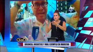 Broncas insultos y malos ejemplos en marcha del colectivo quotCon mis hijos no te metasquot [upl. by Ahtram]