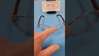 Cartier Eyeglass Frame Repair [upl. by Schramke377]