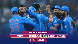 Ind Vs SA World Cup 2023 Highlights India vs South Africa Highlights  Today Match Highlights [upl. by Grussing142]