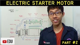 Cara Kerja Motor Starter Elektrik Konvensional  Episode2 [upl. by Barden]