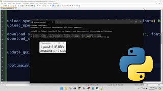 Python Project Create a Bandwidth Monitor in Minutes [upl. by Hobbs]