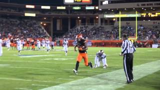 Cactus Bowl highlight Oklahoma States Mason Rudolph to Brandon Sheperd [upl. by Nalid440]