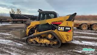 8117 BP 2017 Cat 289D Skid Steer with 84 Clean Up Bucket [upl. by Hieronymus]