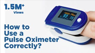 How To Use A Pulse Oximeter Correctly  Medicover Hospitals [upl. by Anastase]