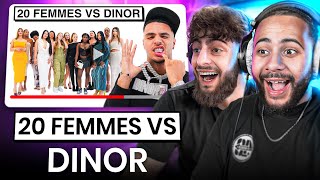 ON REACT À DINOR VS 20 FEMMES AVEC BYILHAN [upl. by Bucella]