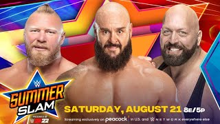 FULL MATCH  Brock Lesnar vs Braun Strowman vs Big Show WWE SummerSlam 2024 [upl. by Dunlavy664]