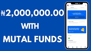 How To Make Money With Cowrywise Mutual funds 2024  2 Million Niara Cowrywise Mutual Funds [upl. by Ahtilat]