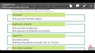 Company Law Lecture 12  Incorporation of Company and Matters Incidental Thereto  CA IPCC amp Inter [upl. by Nilekcaj]