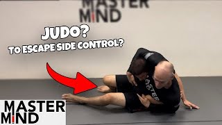 Escape side control using judo [upl. by Martinsen928]