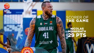 FIBA WASL S2  SCORER OF THE GAME  AL SHAMAL VS SHABAB AL AHLI  NICOLAS MINNERATH [upl. by Alethea774]