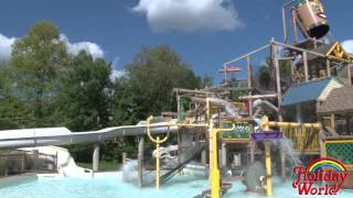 Childrens Water Park Activities at Holiday Worlds Splashin Safari [upl. by Ardelis]