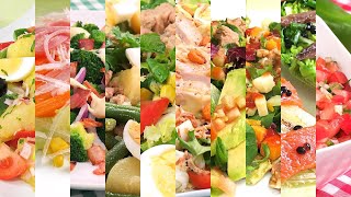 10 recetas de ENSALADAS fáciles y RAPIDAS de hacer [upl. by Angadresma594]