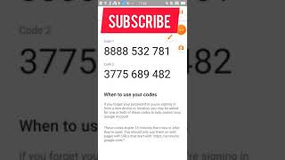 security code  how to find google security code [upl. by Yhtrod]