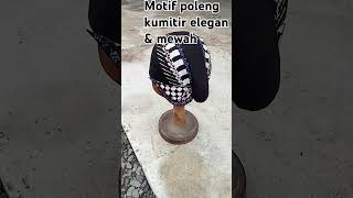 motif poleng kumitir anwarblangkon blangkon youtubeshorts mataram alusan [upl. by Kunin508]