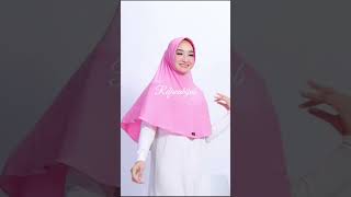 Model Hijab Terbaru Bergo Jersey [upl. by Oshinski87]