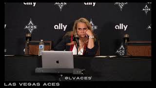 Las Vegas Aces vs NY Liberty Postgame [upl. by Cale]