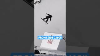 🚨 WORLD’s FIRST 🚨 Frontside 2160 snowboarding redbull snowboard 🏂 Ian Matteoli [upl. by Lillie]