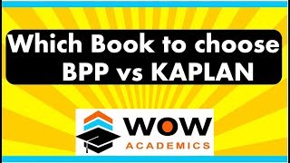 Which ACCA Book to Study BPP or KAPLAN [upl. by Cnahc219]