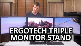 Ergotech Triple 27quot Modular Monitor Stand [upl. by Willumsen]