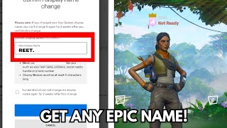 How To Get Any OG Epic Name In Fortnite Chapter 4 Season 4 EASY [upl. by Yssim]