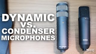 Dynamic vs Condenser Microphones Whats the Difference [upl. by Betty]