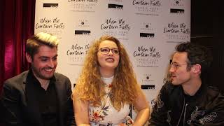 Carrie Hope Fletcher and Club 11 Talk WHEN THE CURTAIN FALLS [upl. by Nathalia]