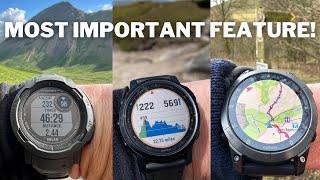 The most IMPORTANT feature of a GPS watch Garmin watches compared [upl. by Vitkun]