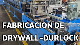 CONFORMADORA DE PERFILES DRYWALL DURLOCK SOLERAS Y MONTANTES  LATAMSTEEL [upl. by Ydisahc52]