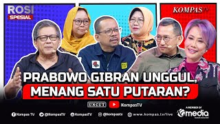 FULL DEBAT PANAS Rocky Gerung Eep amp Qodari Tanggapi Prabowo Gibran Unggul di Hitung Cepat  ROSI [upl. by Scharff]