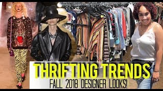 Thrifting Trends  Thrift With Me Fall Fashion Trends 2018  Trends Report [upl. by Hutner]