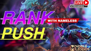 Mlbb live rank push  solollive💀mobilelegends livestreaming mllivestream [upl. by Einnij]