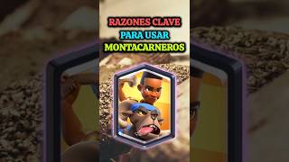 🚨 RAZONES CLAVE para usar MONTACARNEROS en CLASH ROYALE clashroyale 🚨 [upl. by Harte734]