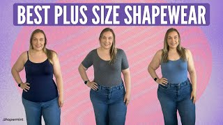 Shapermint Essentials in New Blue Tones  Plus Size Shapewear Review [upl. by Trescott]